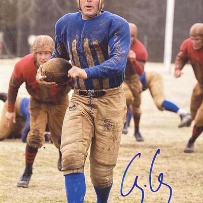 Leatherheads George Clooney Signed Movie Photo. GFA Authenticated