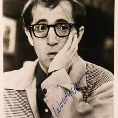 Woody Allen signed movie still photo 