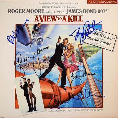 A View To A Kill signed Soundtrack album