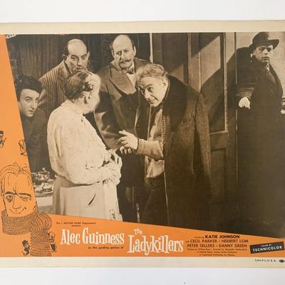 The Ladykillers original 1955 vintage lobby card