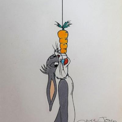 Bugs Bunny sketch signed by Chuck Jones