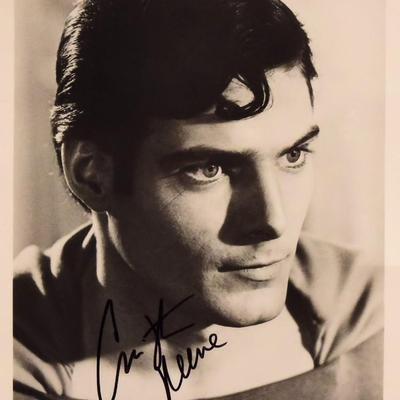 Superman Christopher Reeve signed movie photo 
