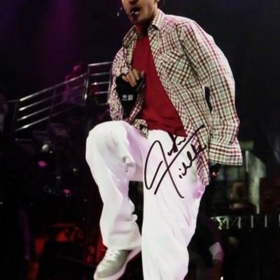 Justine Timberlake signed promo photo 