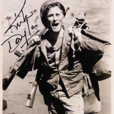 Kirk Douglas signed promo photo 