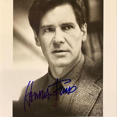The Fugitive Harrison Ford Signed Movie Photo. GFA Authenticated