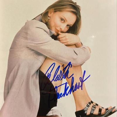 Calista Flockhart Signed Photo