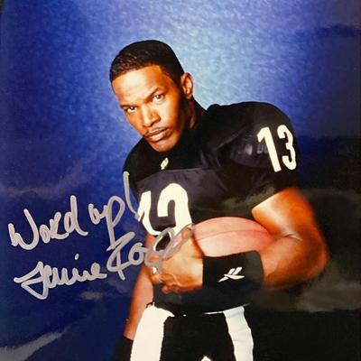 Any Given Sunday Jamie Foxx Signed Movie Photo