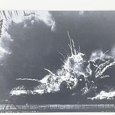 WW2 Veteran Alex Horanzy signed photo