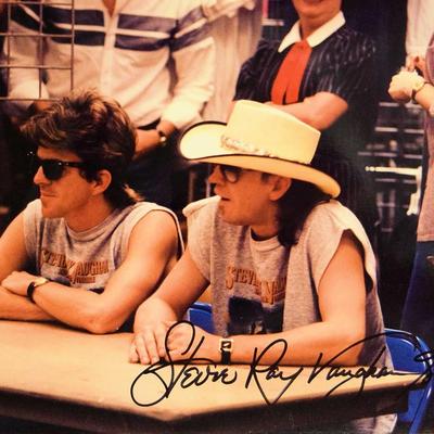 Stevie Ray Vaughan signed promo photo 