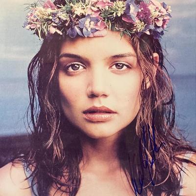 Katie Holmes Signed Photo