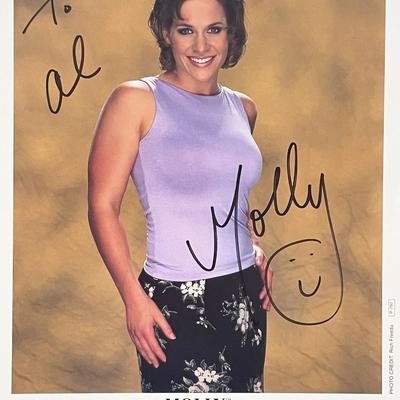 WWE Molly signed photo