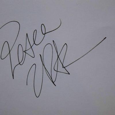 Tupac Shakur signed slip