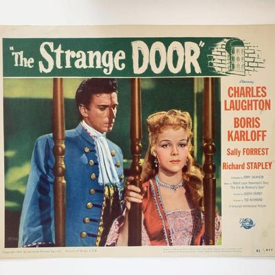 The Strange Door original 1951 vintage lobby card