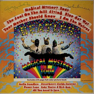 Beatles Magical Mystery Tour signed album. 
