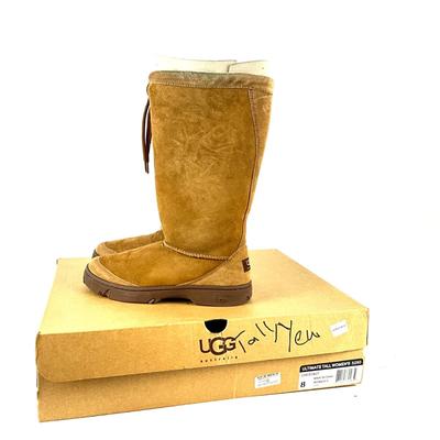 585 New Chestnut Classic Tall UGG Boots size 8