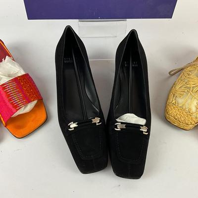 593 Lot of 3 prs. Womens Stuart Weitzman Shoes Size 8-8.5