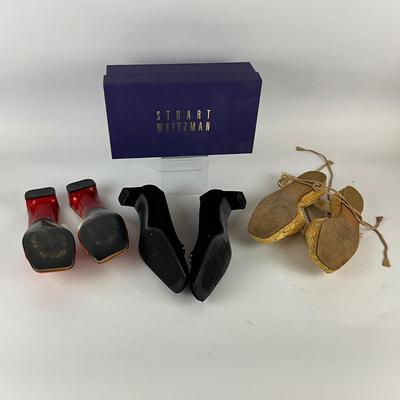 593 Lot of 3 prs. Womens Stuart Weitzman Shoes Size 8-8.5