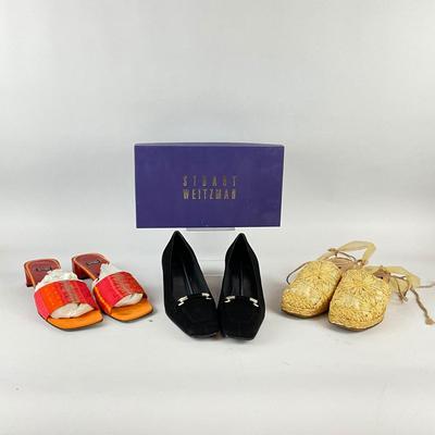 593 Lot of 3 prs. Womens Stuart Weitzman Shoes Size 8-8.5