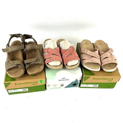598 Three Pairs of Ladies Earth Origins size 8