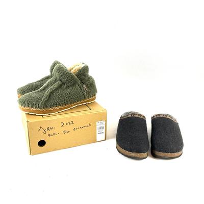 599 Pair of LL Bean Slippers and Slip-on Shoes