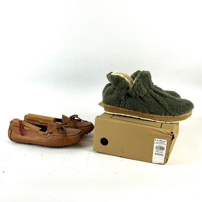 601 Cole Haan Leather Uppers with New LL Bean Slippers