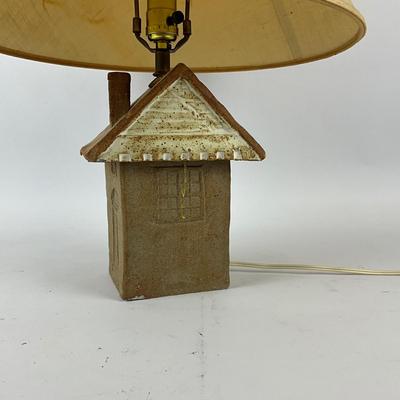603 Handmade Clay House Lamp