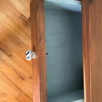618 Vintage Pine Single Drawer Table