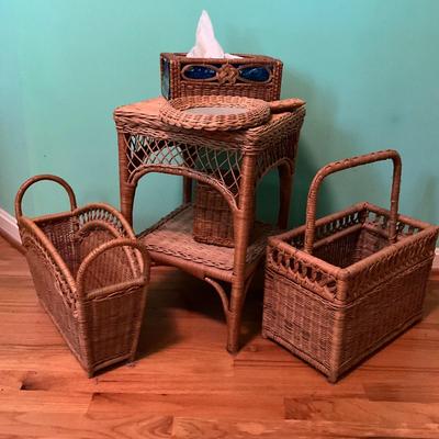 626 Wicker Home Decor Lot