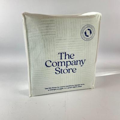 634 New in Package The Company Store Twin Basketweave Blanket