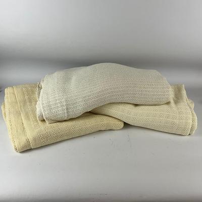 643 Set of 3 Cotton Throw Blankets