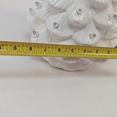 White Ceramic Light-Up Christmas Tree