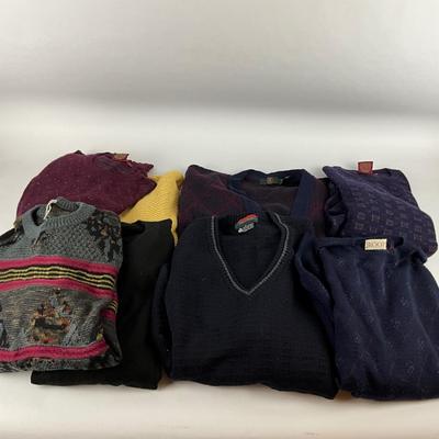 658 Large lot of Vintage Mens Wool Sweaters