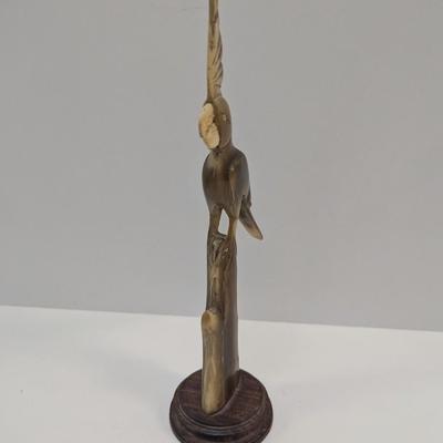 Carved Bird Statue