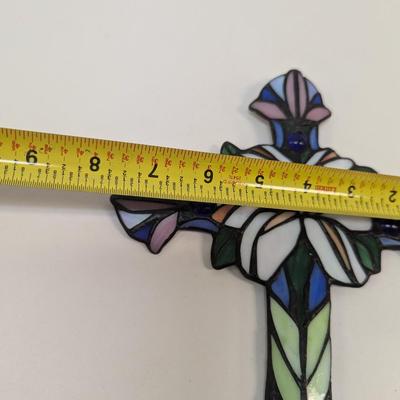 Decorative Stained Glass Cross
