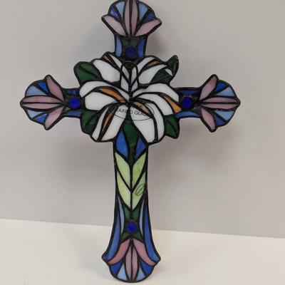 Decorative Stained Glass Cross