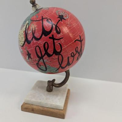 "Lets Get Lost" World Globe