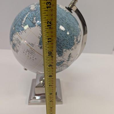 World Globe With Metal Frame