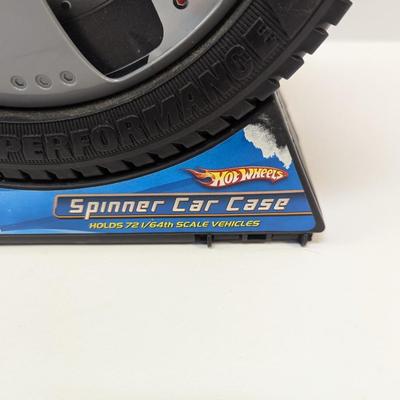 Hot Wheels Spinner Car Case With Vintage Cars