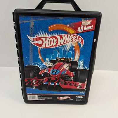 Hot Wheels Carrying Case With Vintage Cars