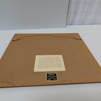 Mercator's Famous World Map Reproduced In Color Foil-Etch