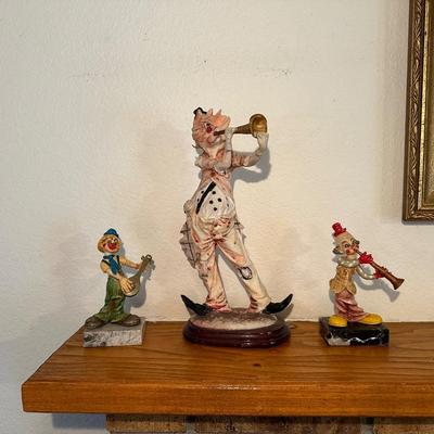 3 COLLECTIBLE CLOWNS