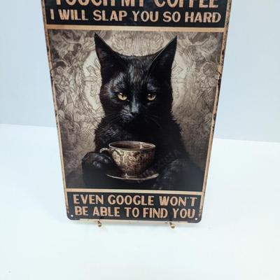 Retro Metal Tin Sign Approx 11 3/4" x 7 3/4"