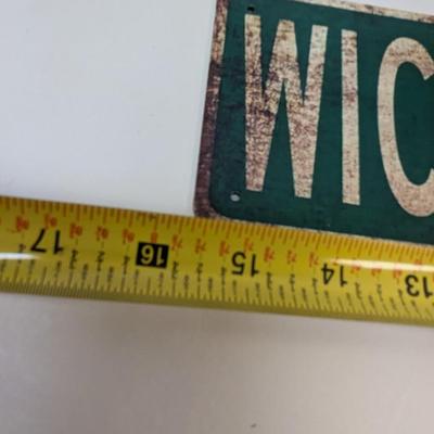 Metal Wicked Witch Way Sign