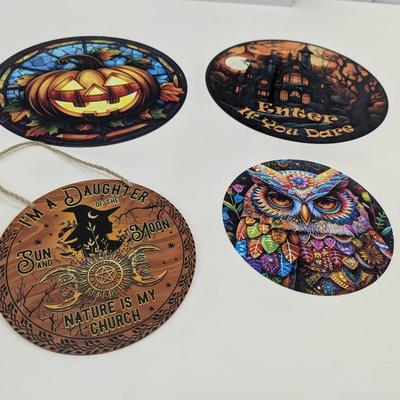 Metal & Particle Board Wall Decor Halloween
