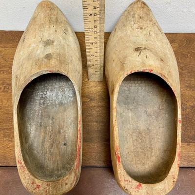 Vintage Wooden Clogs