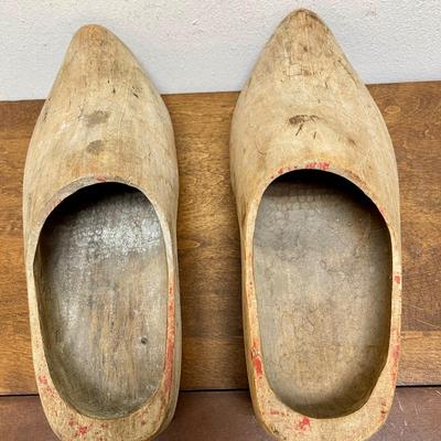 Vintage Wooden Clogs