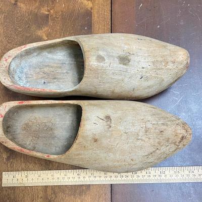 Vintage Wooden Clogs