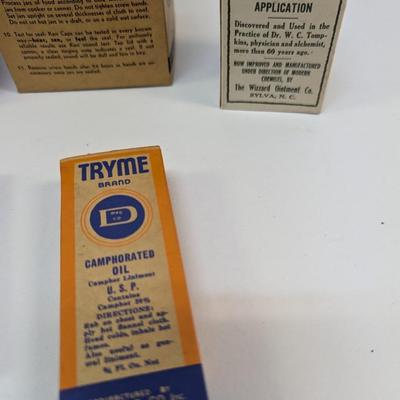 Vintage Advertising Collection Jet-Oil Kerr Caps Wizard Tryme Visualizer