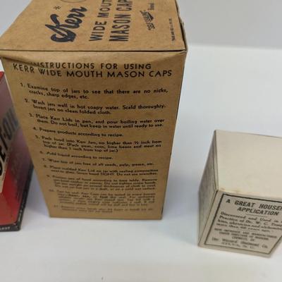 Vintage Advertising Collection Jet-Oil Kerr Caps Wizard Tryme Visualizer