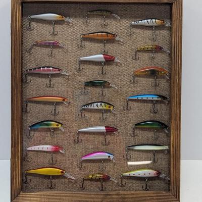 Fishing Lures Shadow Box